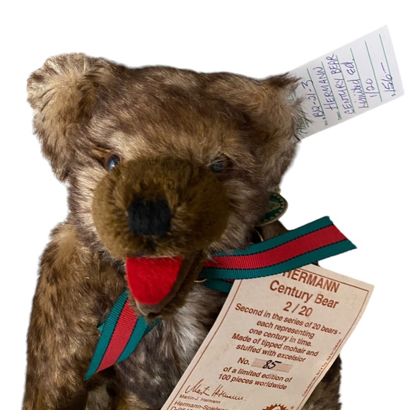 Hermann Century Bear Numbered Limited Furry Collector Item New - Picture 4 of 11